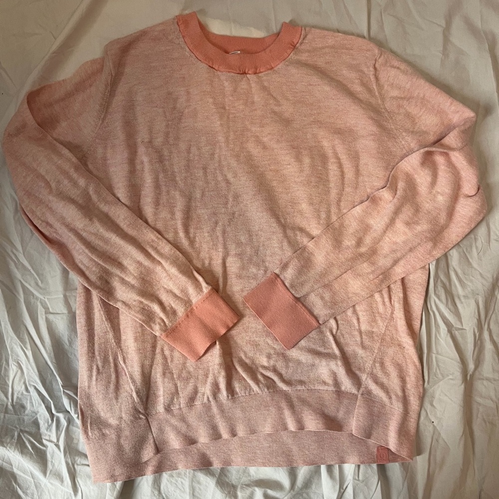 Lululemon Women’s Light Pink Crewneck Sweater